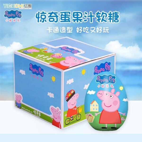 亿智小猪佩奇 惊奇蛋果汁软糖 (1盒18粒)