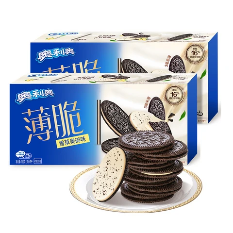 奥利奥 薄脆 夹心饼干【香草奥碎味】190g