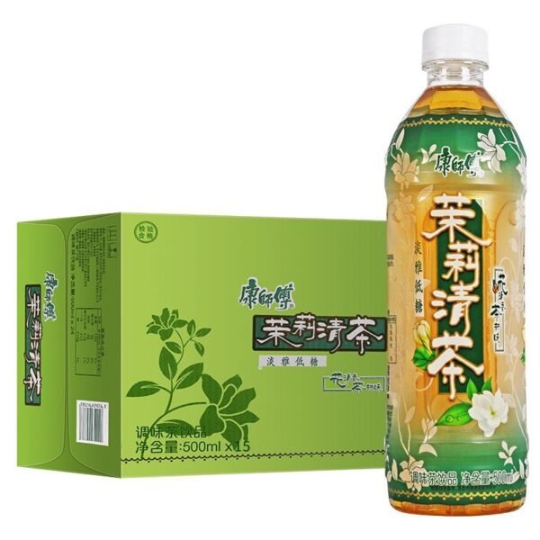 康师傅 饮料【茉莉清茶-出口版】500ml x 15pcs (一箱）